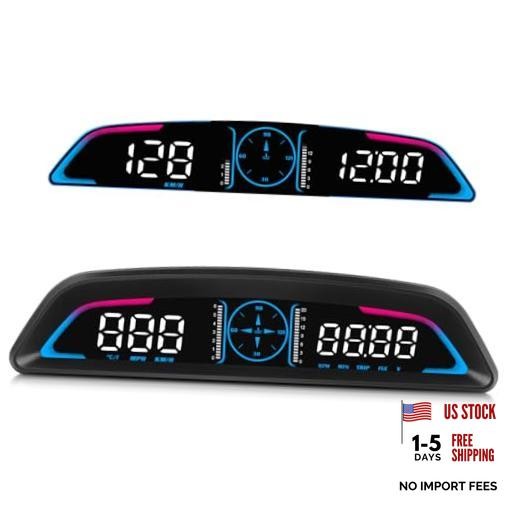 OBD2 Speedometer for Car Digital with Time, Speed, Trip, RPM, Volt, Water