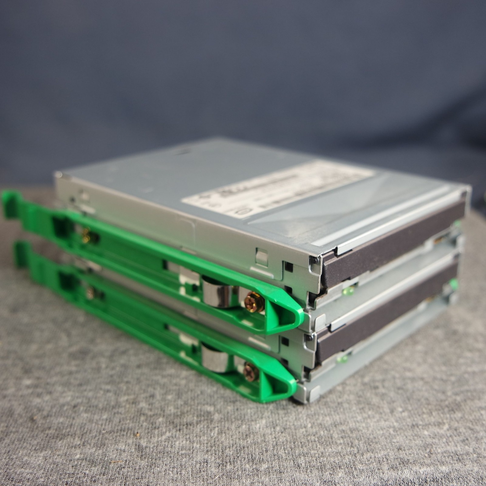 TWO (Pair) NEC FD1231M Floppy Disk Drive FDD for Desktop PC 3.5" ***No Bezel