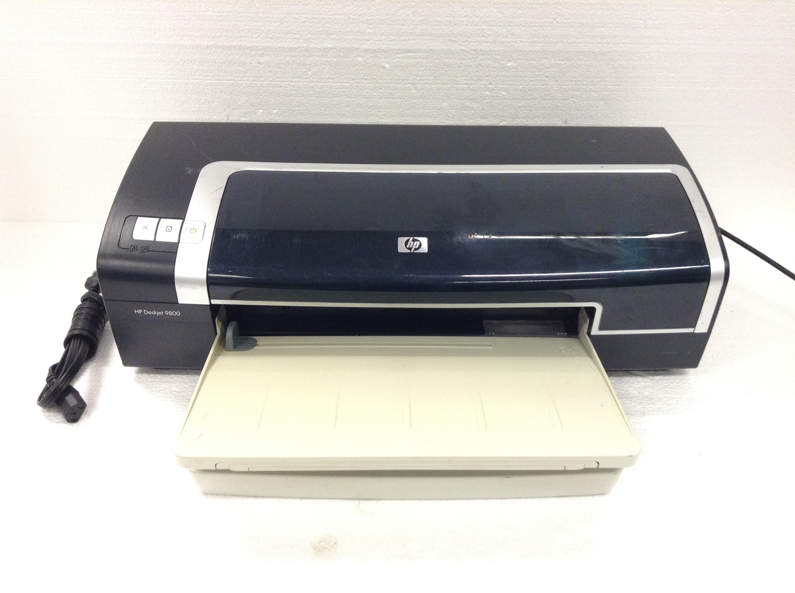 HP DeskJet 9800 11x17 Inkjet Printer USB Parallel Wide Format NO INK 