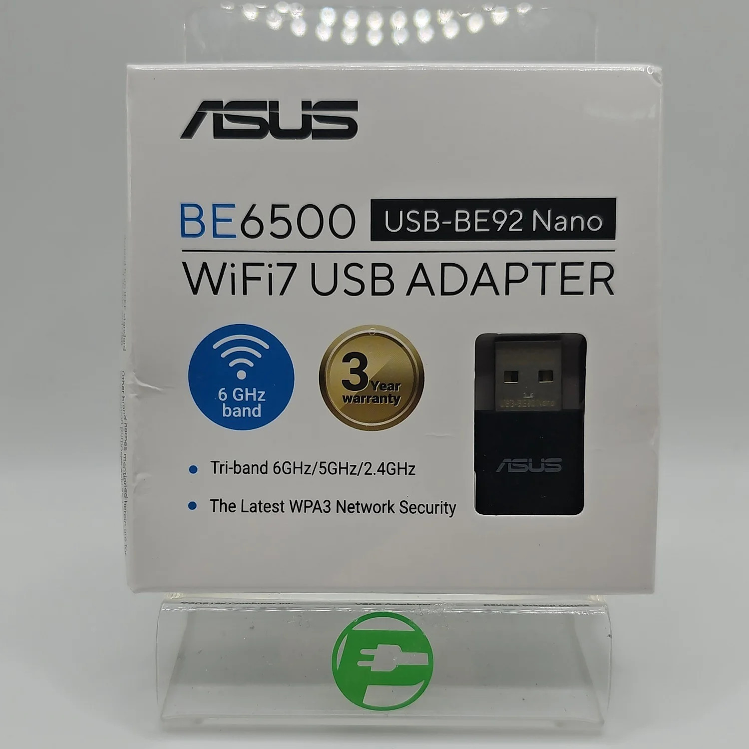 New ASUS WiFi7 USB Adapter USB-BE92 Nano BE6500