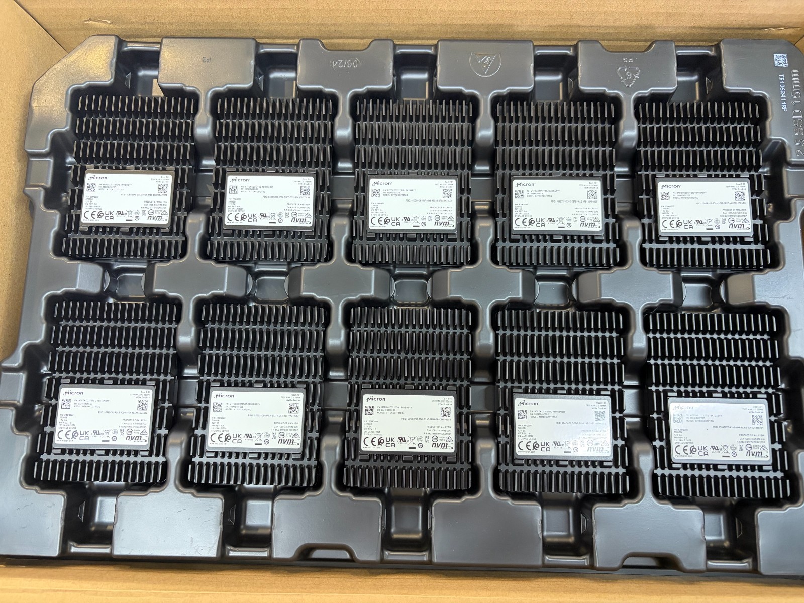 Micron 7500 MAX 3.2TB U.3 NVMe MTFDKCC3T2TGQ MTFDKCC3T2TGQ-1BK1DABYY PCIe Gen4x4