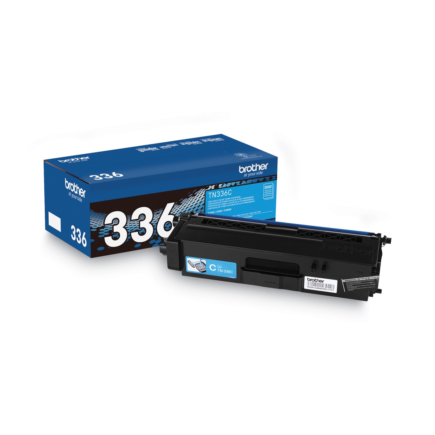Brother TN336C High-Yield Toner, Cyan