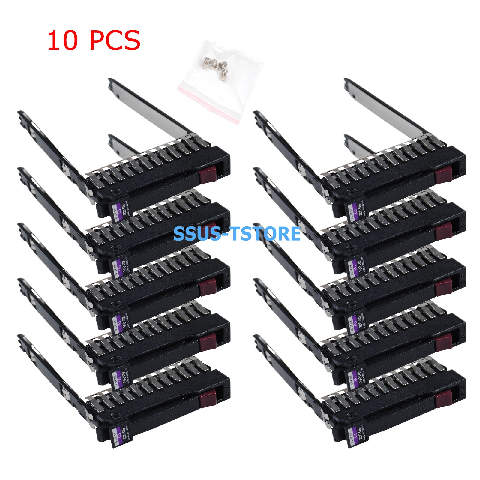 10X 2.5" SAS SATA HDD Tray Caddy For HP DL580 DL380 DL360 G5 G6 G7 500223-001