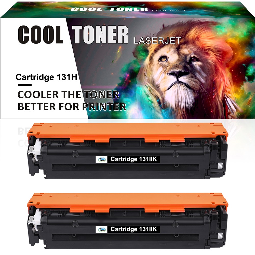 2pk New C131 Black Toner Cartridge for Canon 131 ImageClass LBP-7110CW MF8280CW