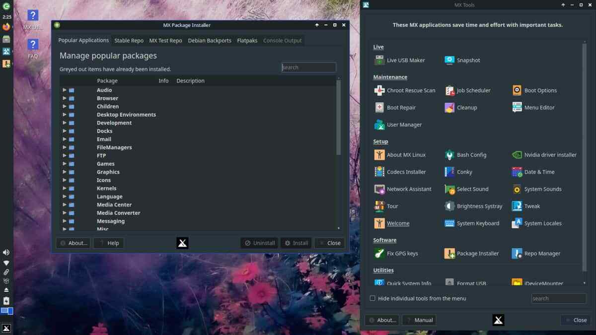 MX Linux 25.1 - DVD or USB Flash Drive