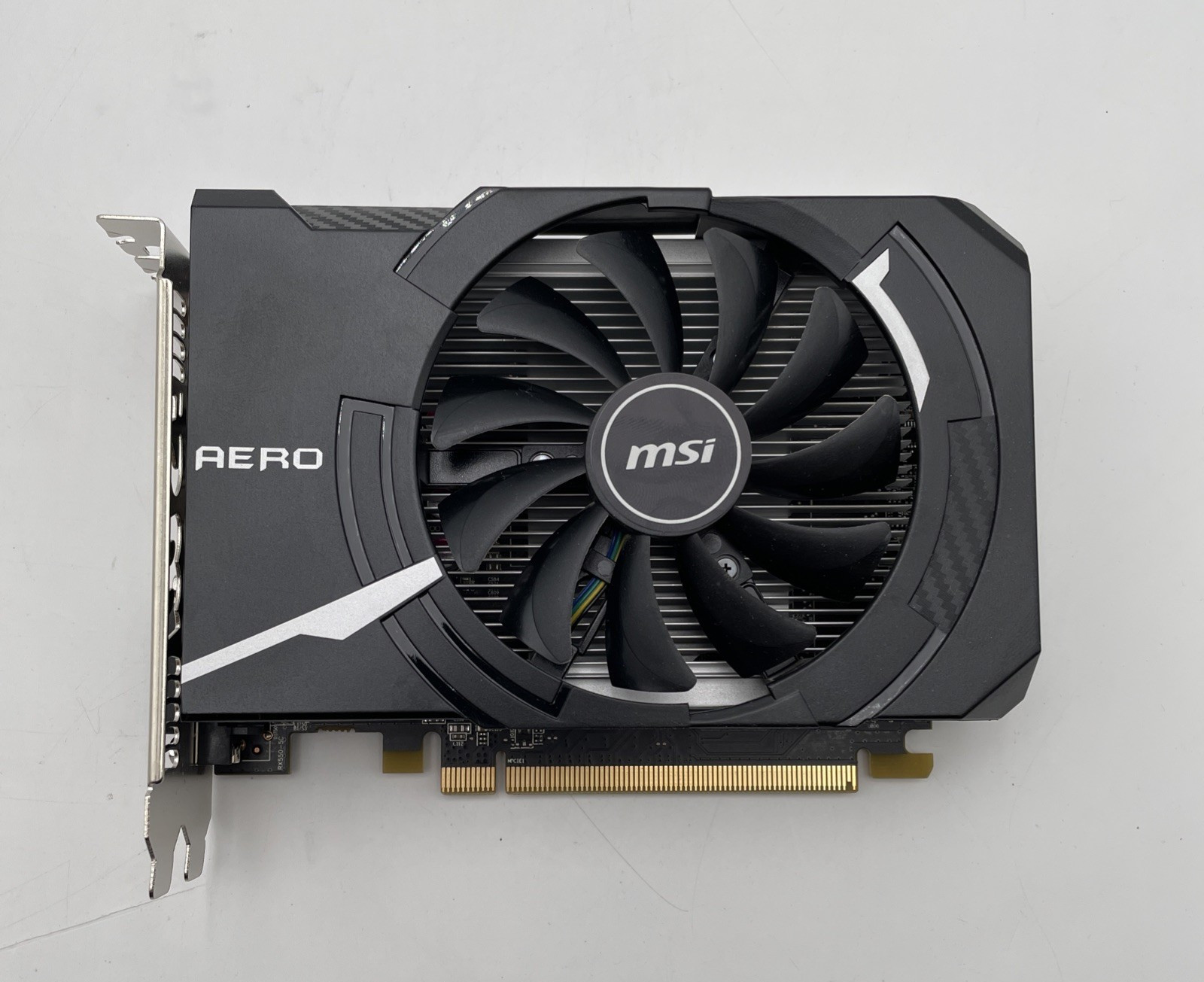 MSI Radeon RX 550 AERO ITX 4G OC 4GB GDDR5 PCIe Graphics Card