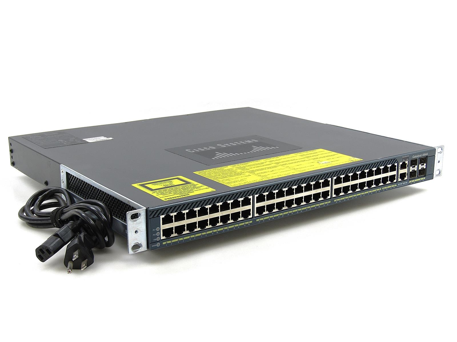 Cisco Catalyst 4948 WS-C4948 V06 48-Port 1U Fully Managed Switch | 4x SFP Ports