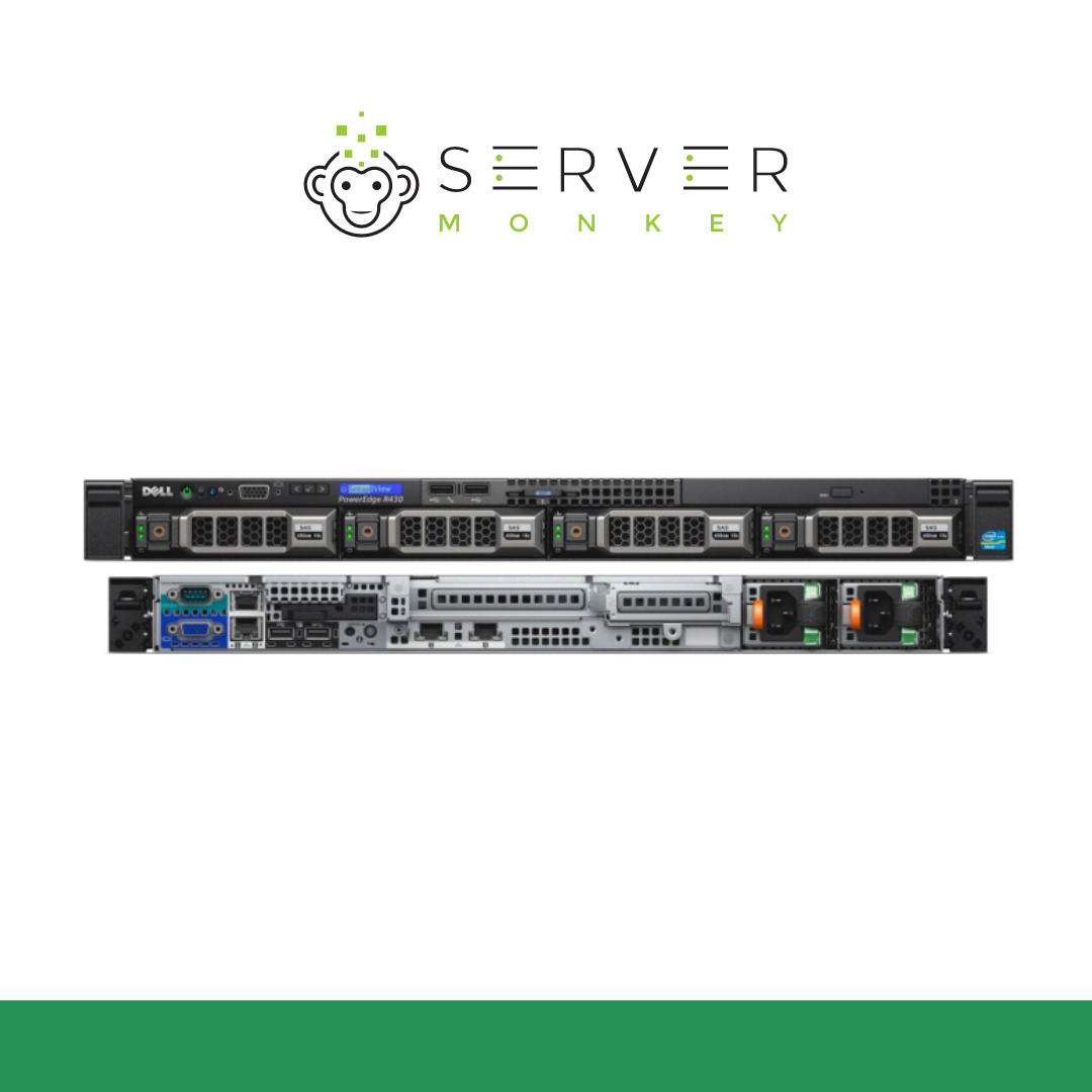 Dell PowerEdge R430 Server | 2x E5-2680v3 24 Cores | H730p | Choose RAM/DRIVES