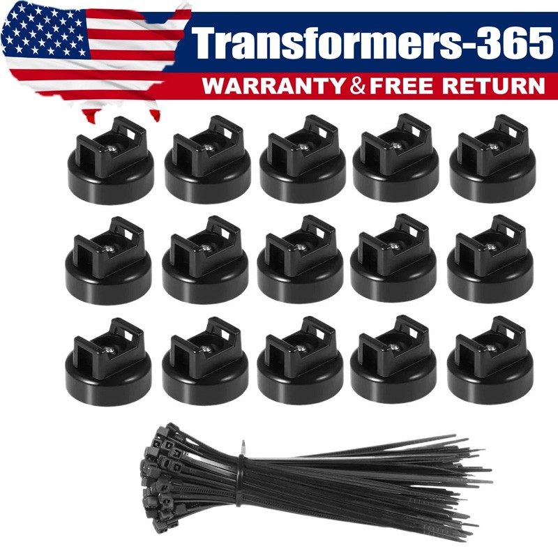 New Magnetic Cable Zip Tie Mounting Bases Suction Cup Hook Fixing Clips Holder