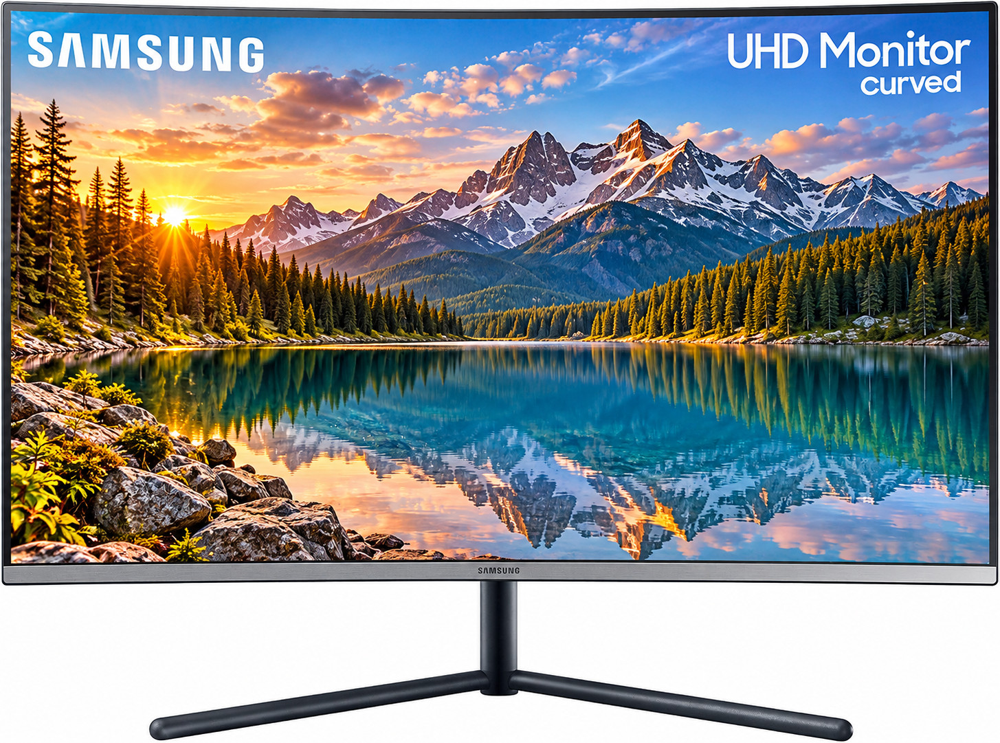 Samsung LU32R590CWNXZA 32" 4k UHD Curved VA Monitor Black