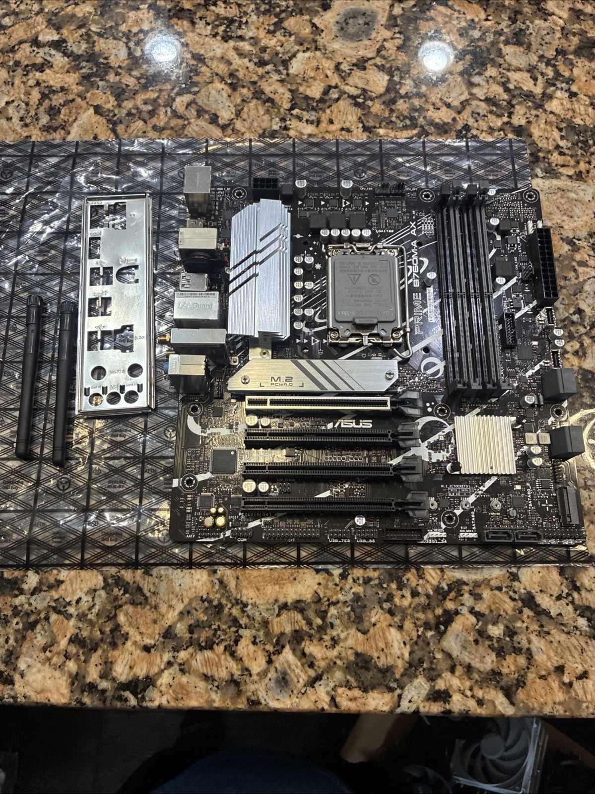 Asus Prime B760M-A AX DDR5 LGA 1700 mATX Intel DDR5 Motherboard W/ io + Antennas