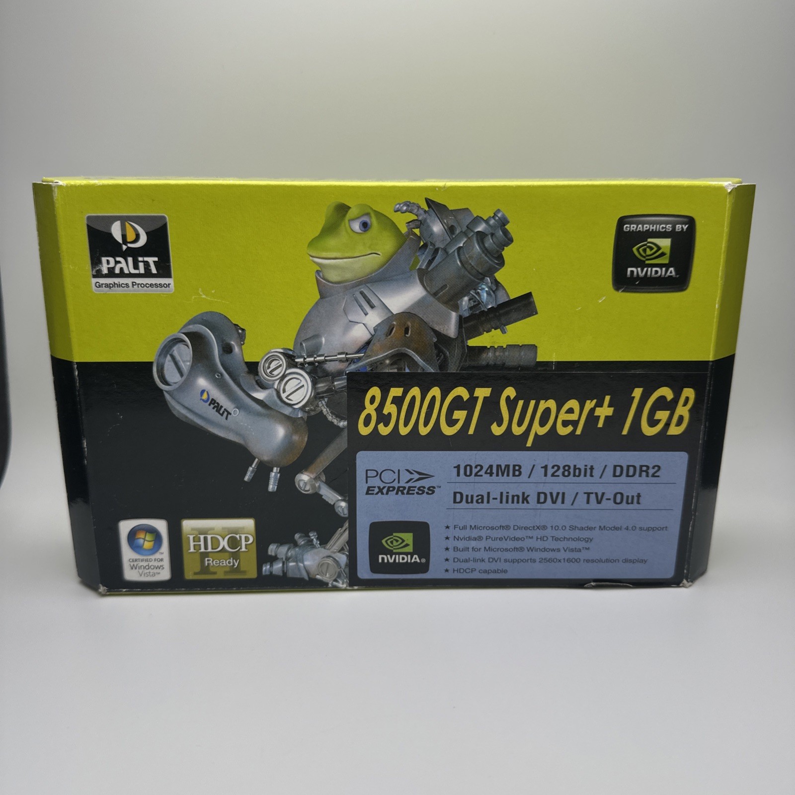 NEW Palit NVIDIA GeForce 8500 GT (NE 8500T TD01) 1GB DDR2 NEW OLD STOCK RARE HTF