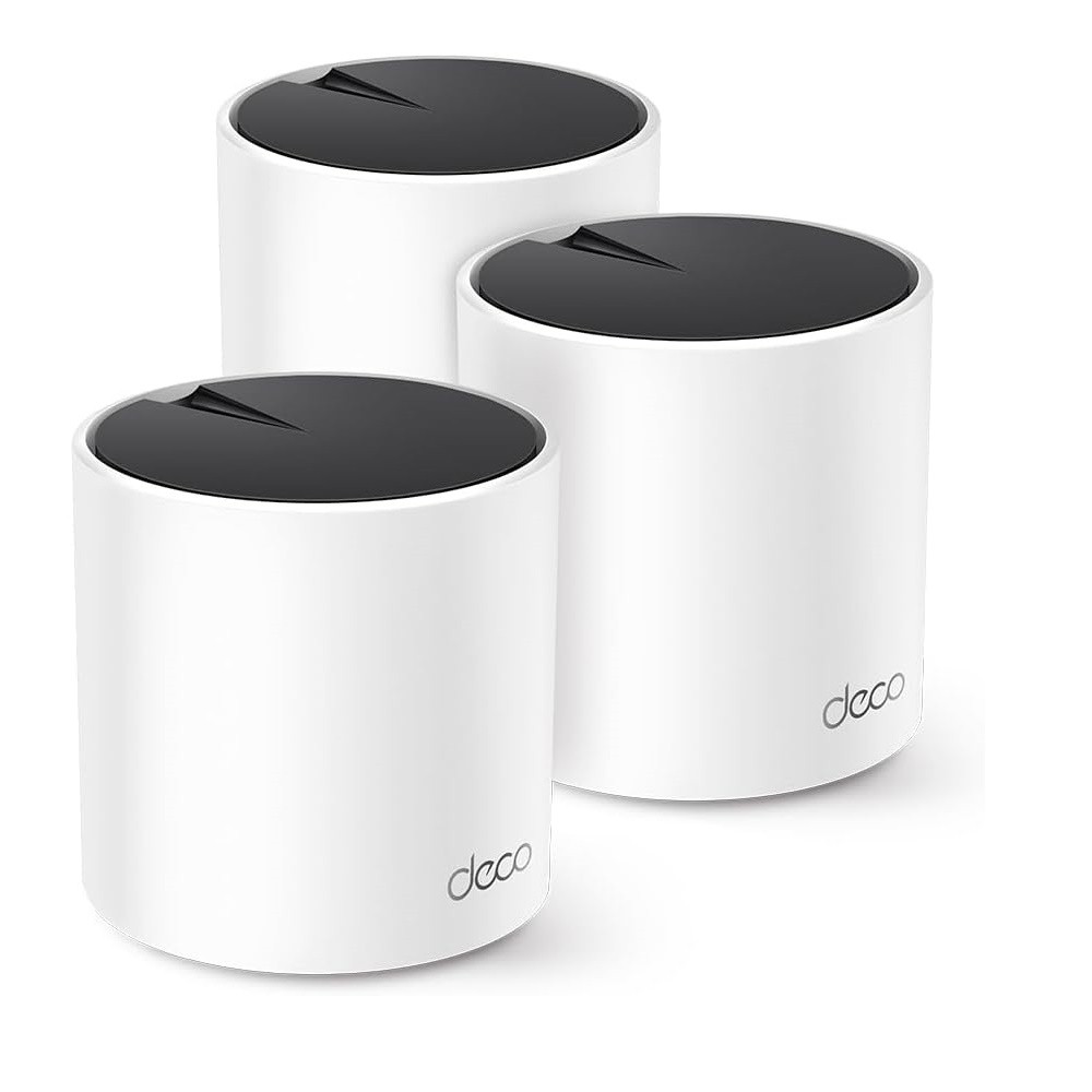 TP-Link - Deco X25 AX1800 Dual-Band Whole Home Mesh Wi-Fi 6 System (3-Pack) - Wh