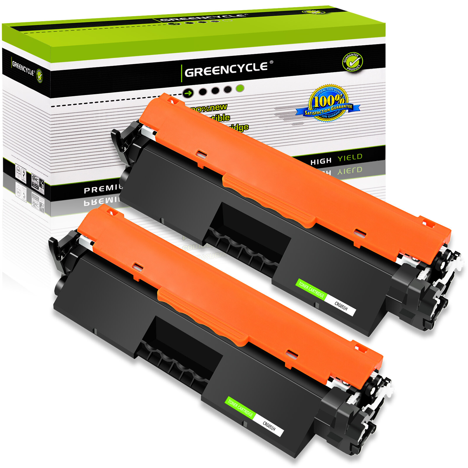 2PK CRG051H Toner Cartridge Fit For Canon IMAGECLASS 2169C001AA MF267dw MF269dw