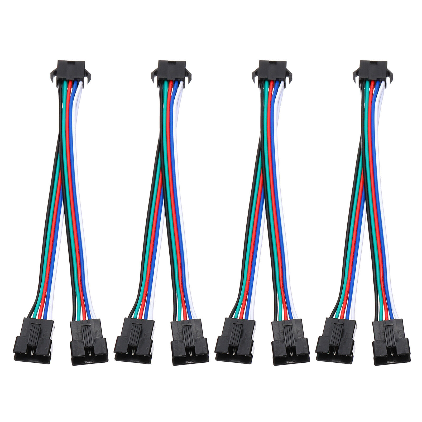 ARGB Splitter Cable, 4 Pcs Fan RGB Extension Power Cord with 5Pin Splitter Cable