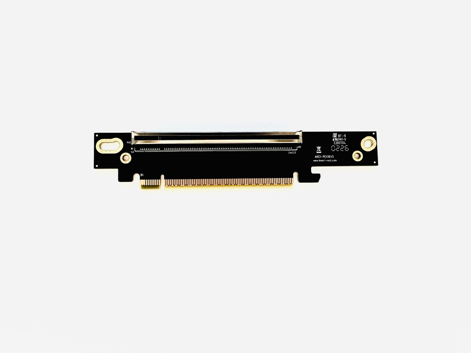 1U PCI-Express PCIE 5.0 Gen5 x16 Riser Card