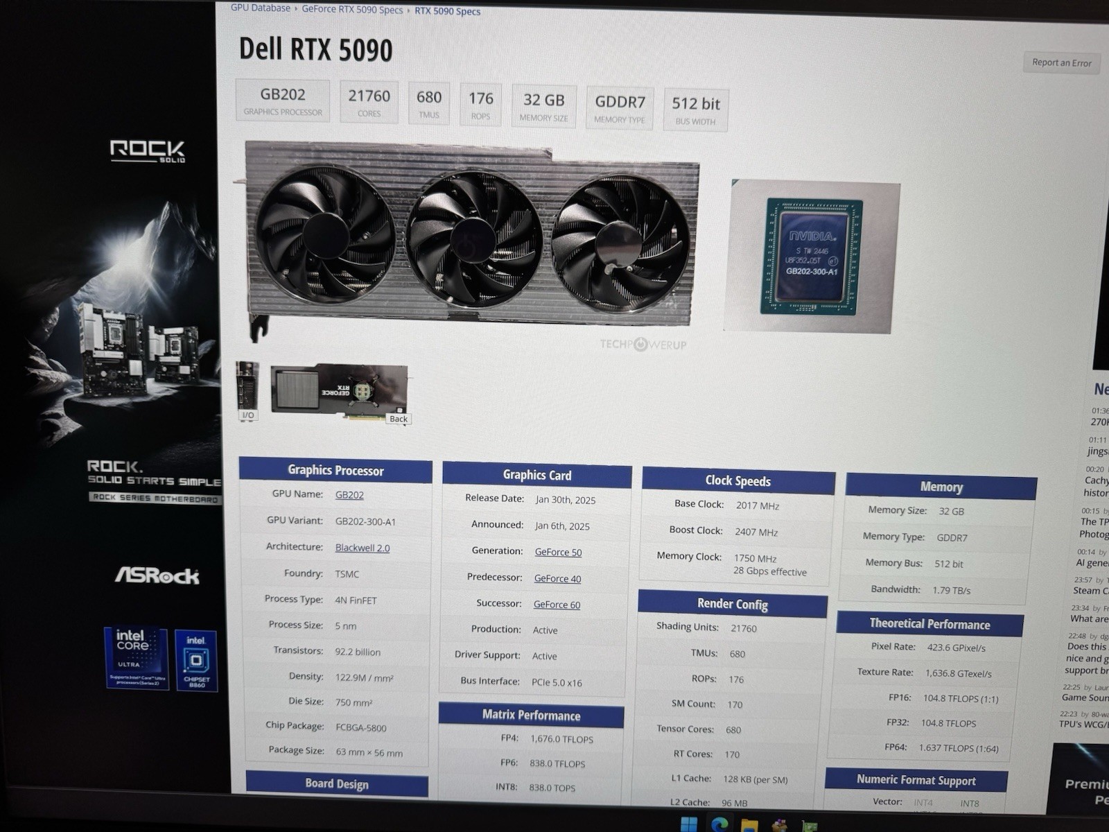 nvidia geforce rtx 5090 32gb gddr7