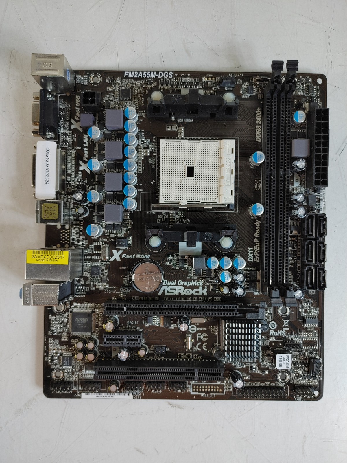 ASRock FM2A55M-DGS AMD Socket FM2 DDR3 Desktop Motherboard