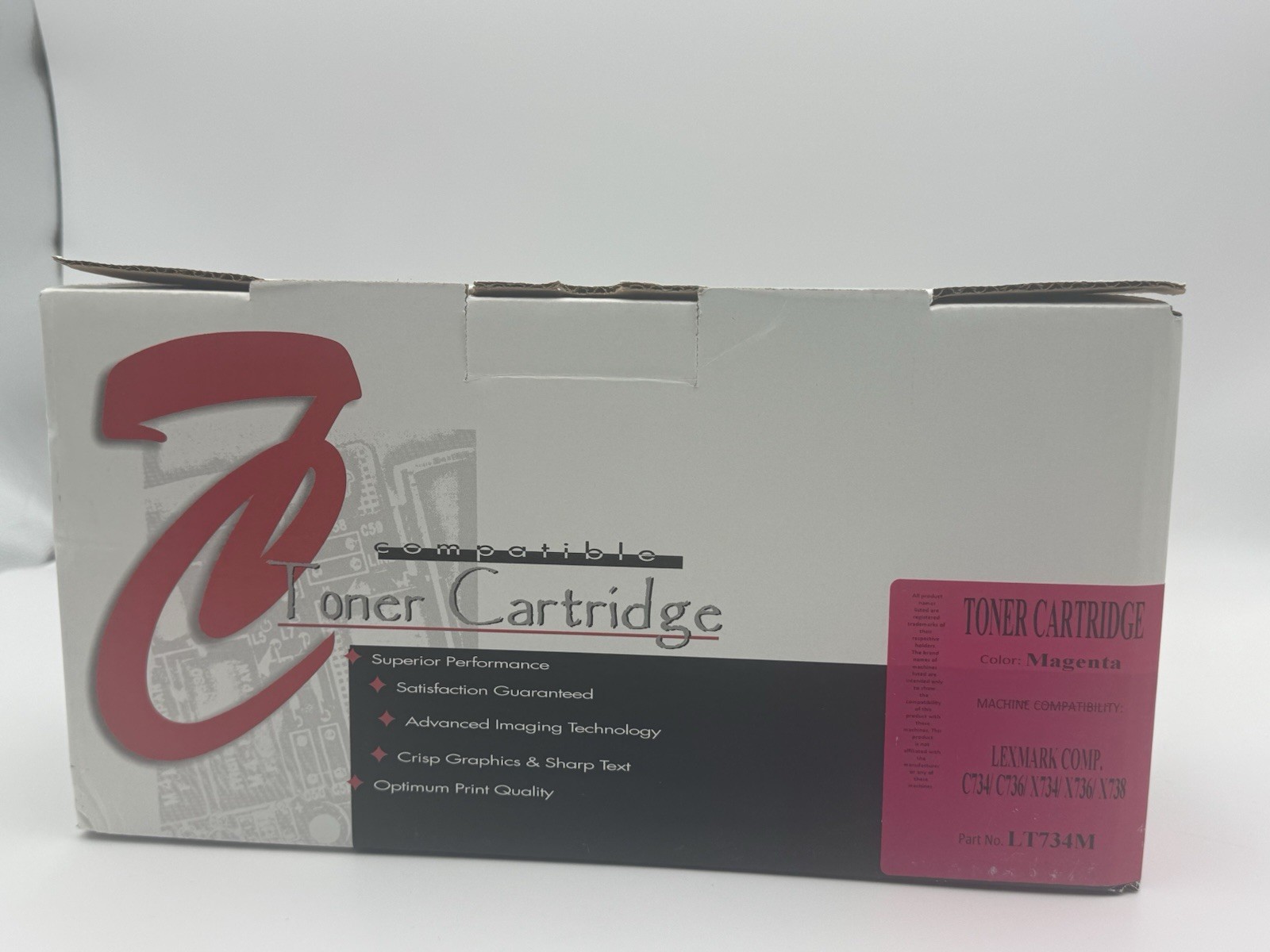 Compatible Lexmark C734, C736, X734, X736, X738 Magenta