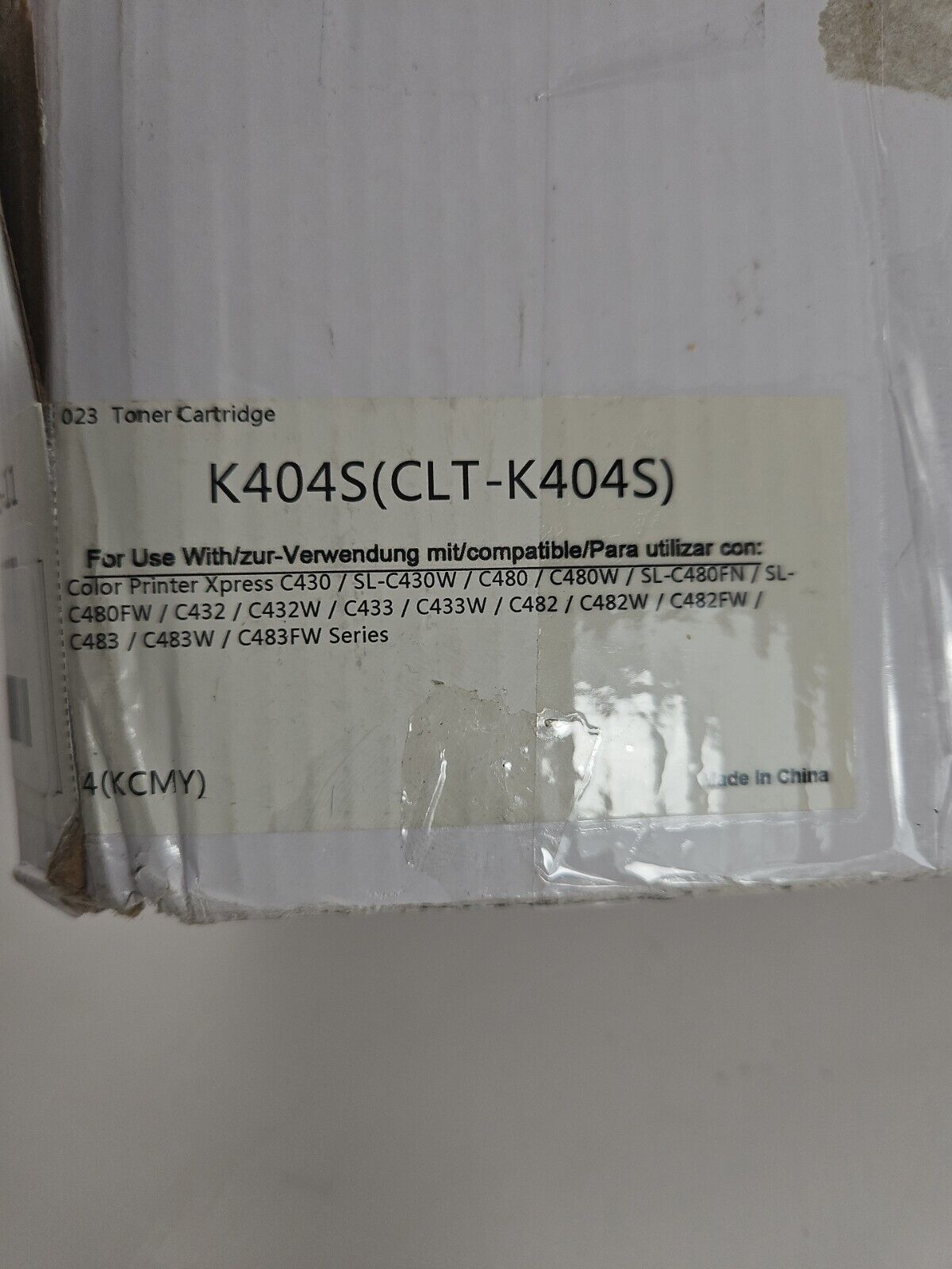 Toner Cartridge for Samsung 404S CLT-K404S K404S Xpress C480FW C480W C430W C480