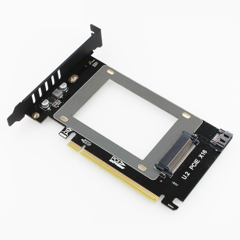 U.2 to PCI-E Adapter SFF-8639 NVme SATA SSD Drive Converter Board Bracket HOT