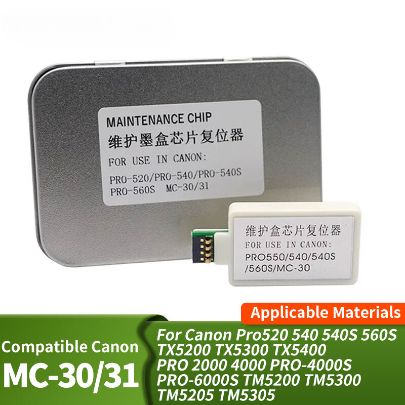 MC-30 MC-31 Maintenance Chip Resetter for Canon 2000 4000 6000 TM5200 5300