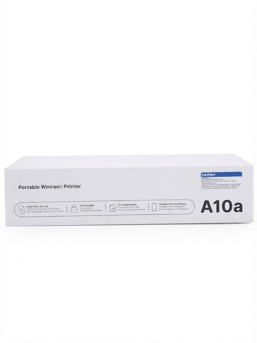 SWIFINT A10a Portable Wireless Thermal Printer 8.5 x 11 Inkless Black New
