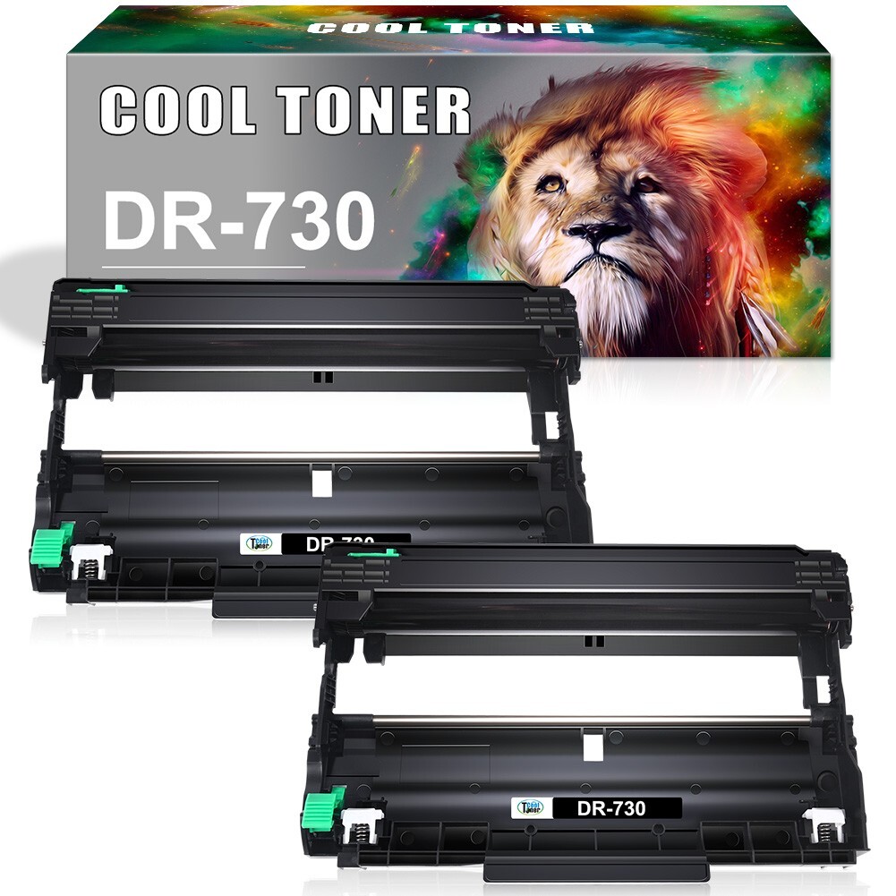 2 PK DR730 Drum Unit For Brother TN760 HL-L2350DW L2370DW MFC-L2710DW printer