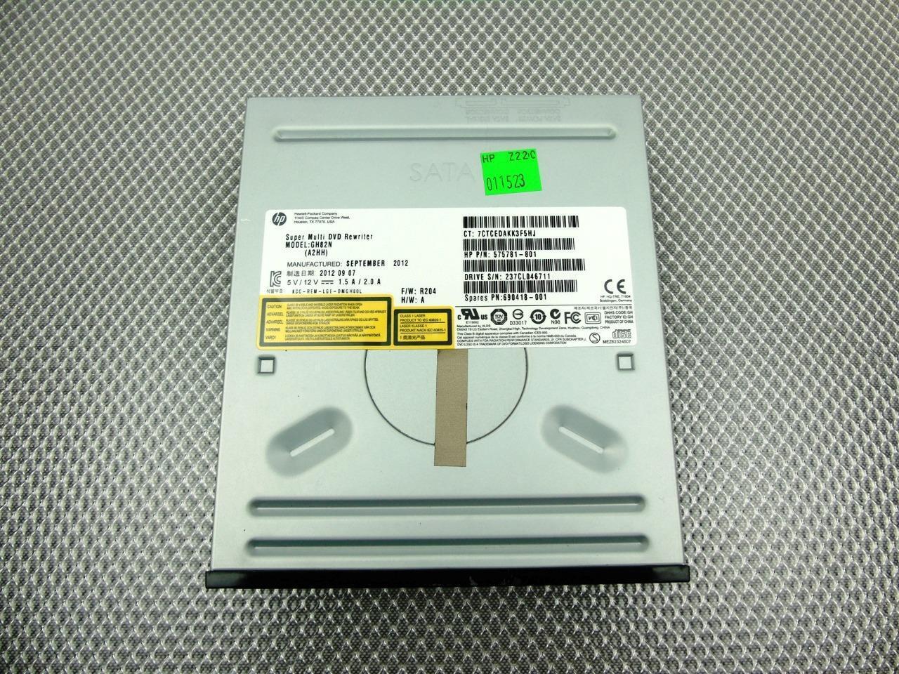 HP Compaq Z220 SFF Desktop PC DVD ReWriter - GH82H (A2HH), 575781-801