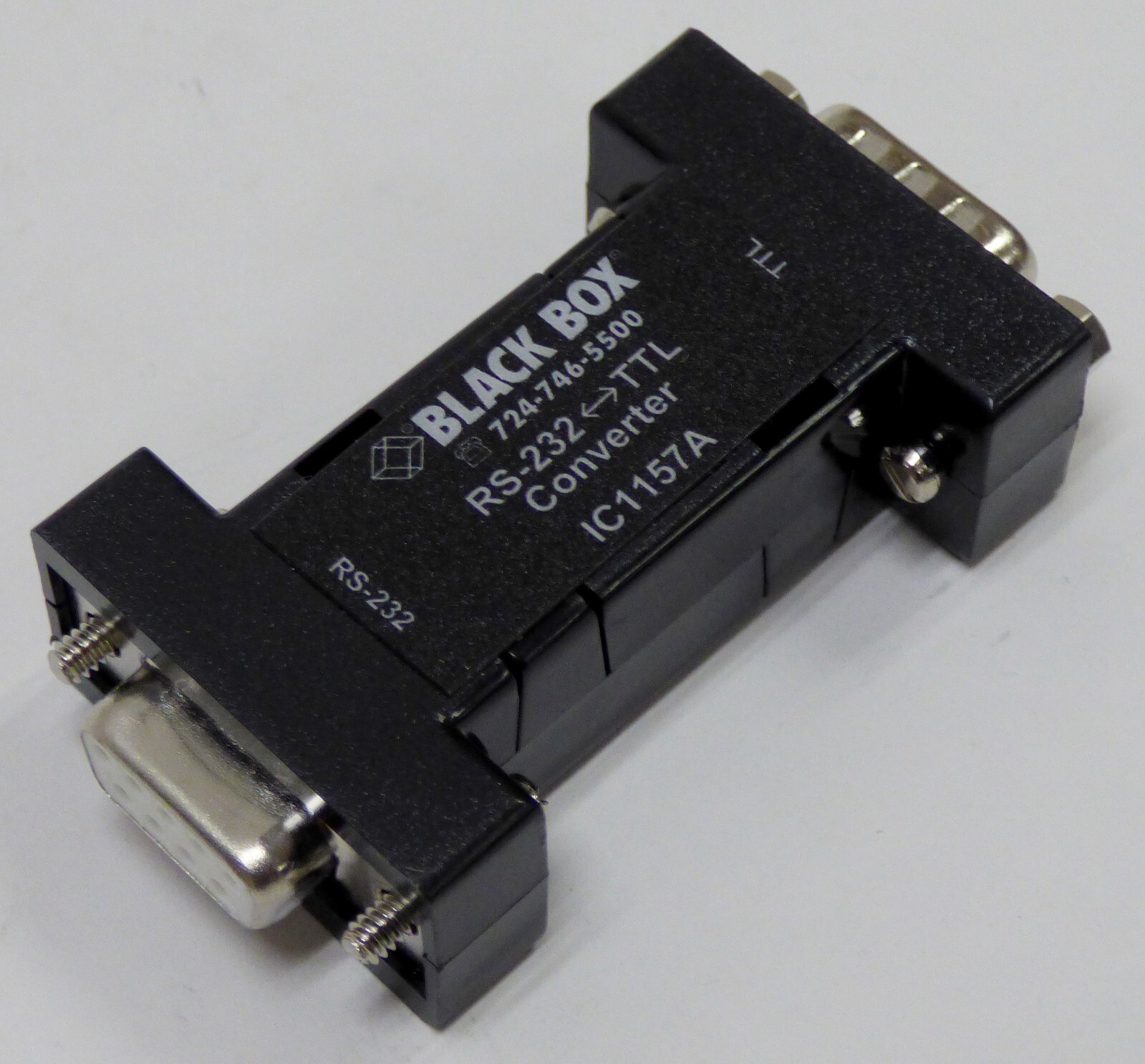 Black Box Async RS-232 to 5V TTL Interface Converter – DB9 to DB9 (IC1157A)