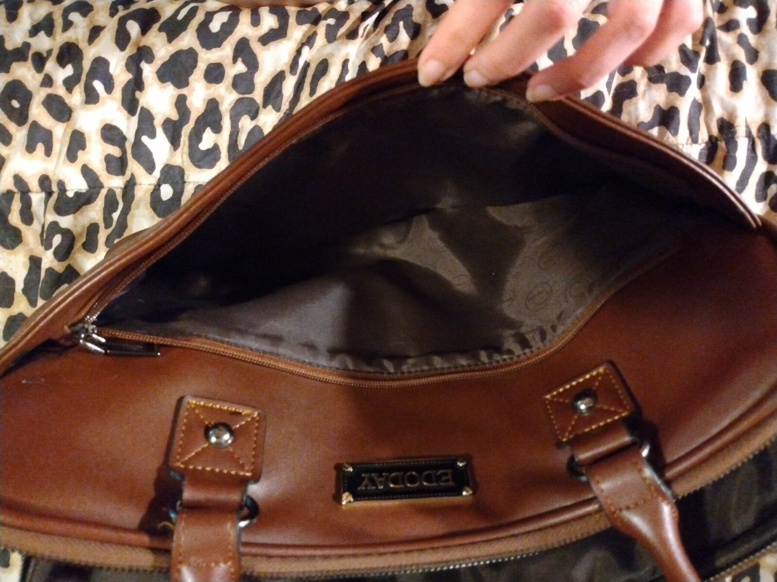  EDODAY Leather Laptop bag