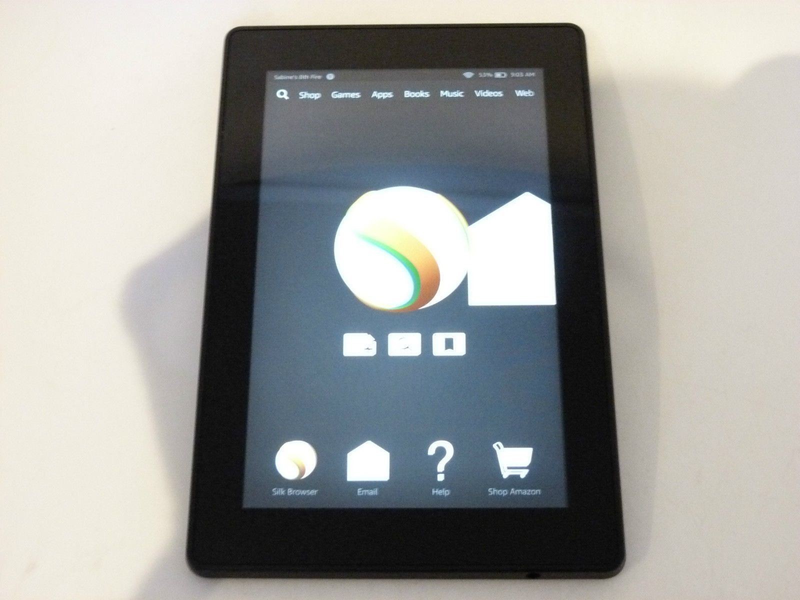 Amazon Kindle Fire HD 3rd Generation 8GB Wi-Fi 7" Tablet Black