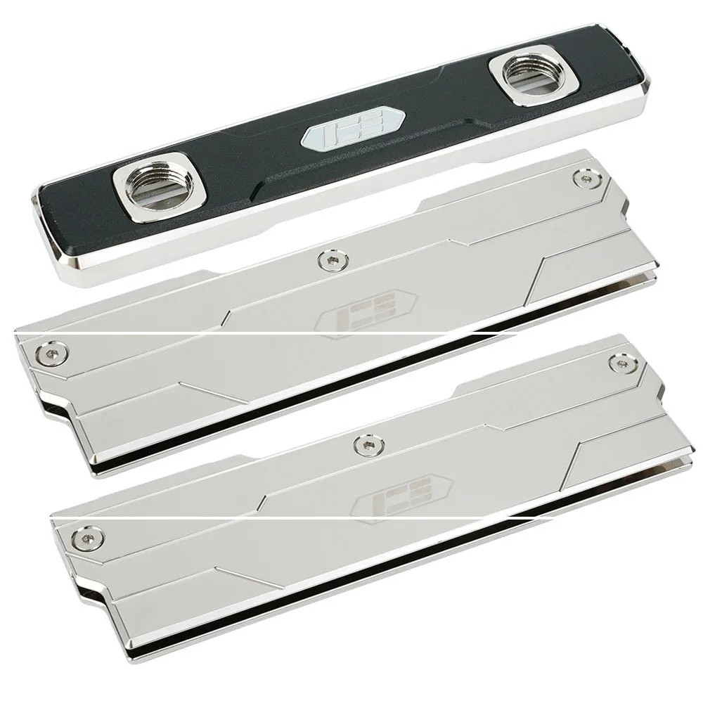 IceManCooler Full Nickel RAM Water Block Direct Touch Memory Cooler G1/4"