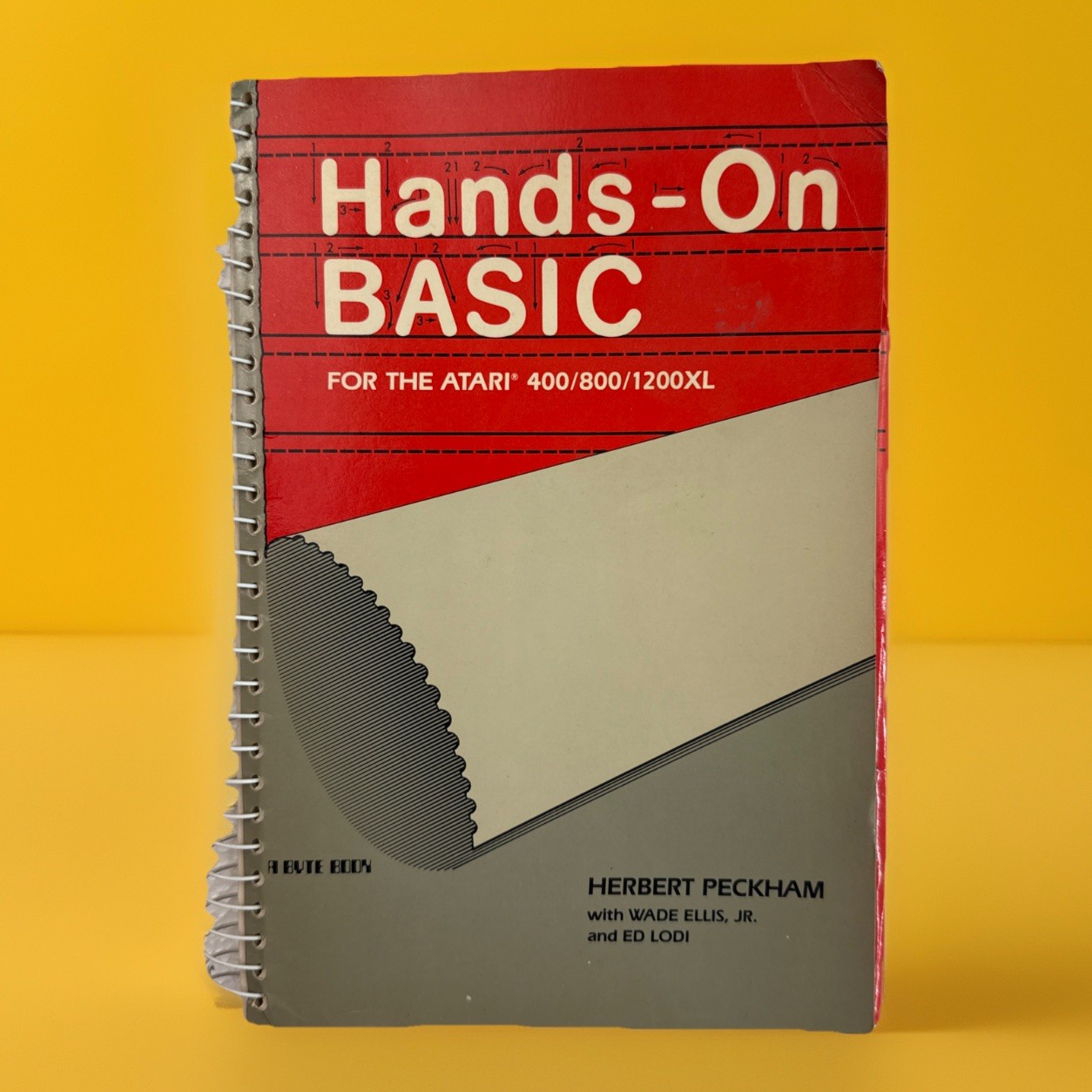 1983 Hands-On BASIC For The Atari 400 800 1200XL Herbert Peckham Vintage Book