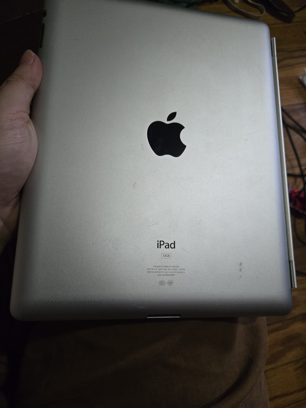 Original OEM Apple iPad 2 32GB WIFI Ver Back Door Cover Case Housing Black A1397