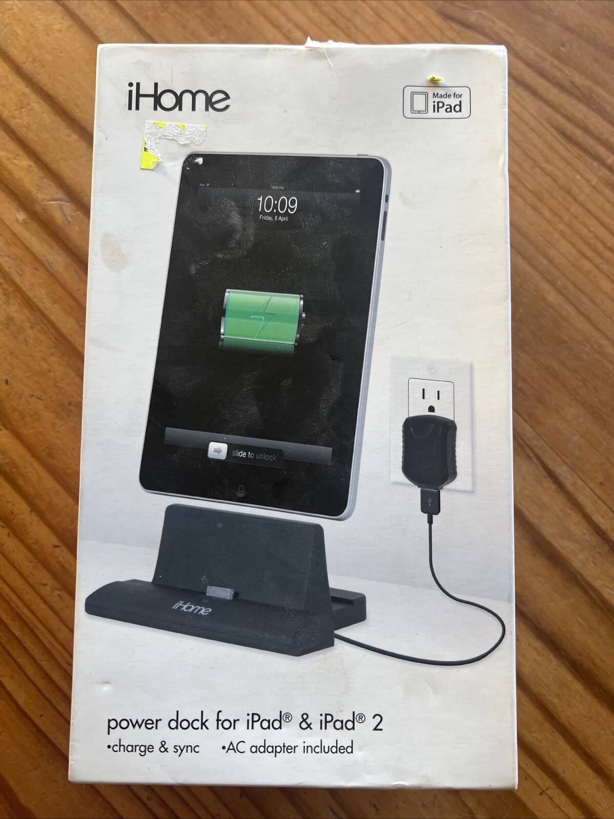 iHome Power Dock For iPad & iPad2  Model IH-IP2006