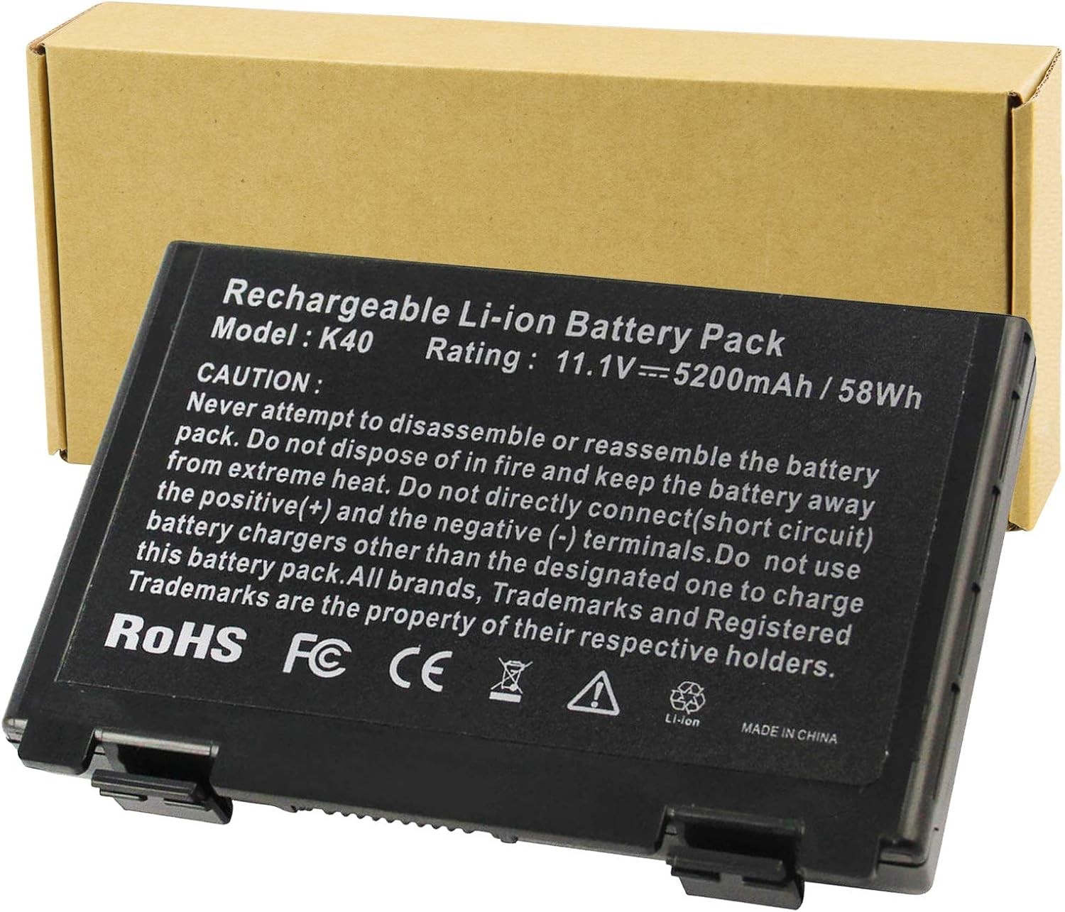 6 Cell Laptop Battery for ASUS k61ic K60IJ K50IJ K50I K60I A32 F82 A32 F52 X8D