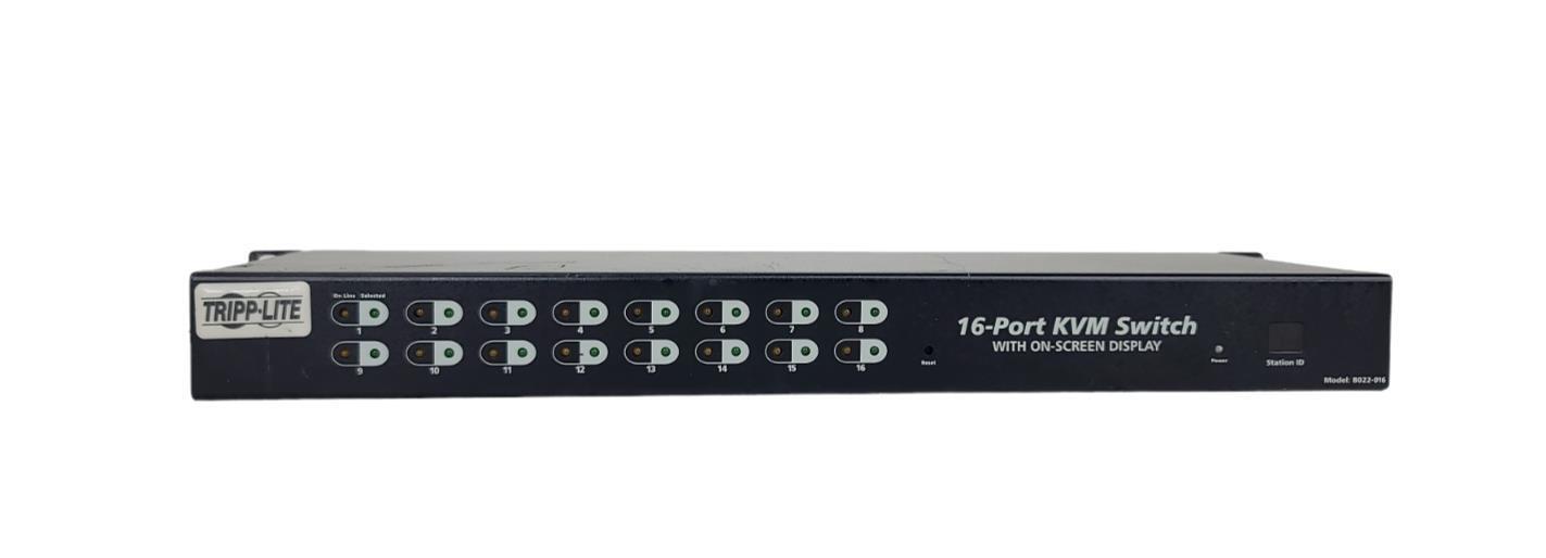 Tripp-Lite B022-016 16-Port Maxiport KVM Switch CS-1216A ON-Screen Display