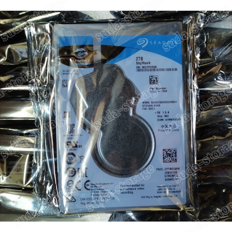1PCS Seagate SkyHawk 2TB ST2000LV000 6Gb/s SATA 2.5" Laptop Hard Disk Drive