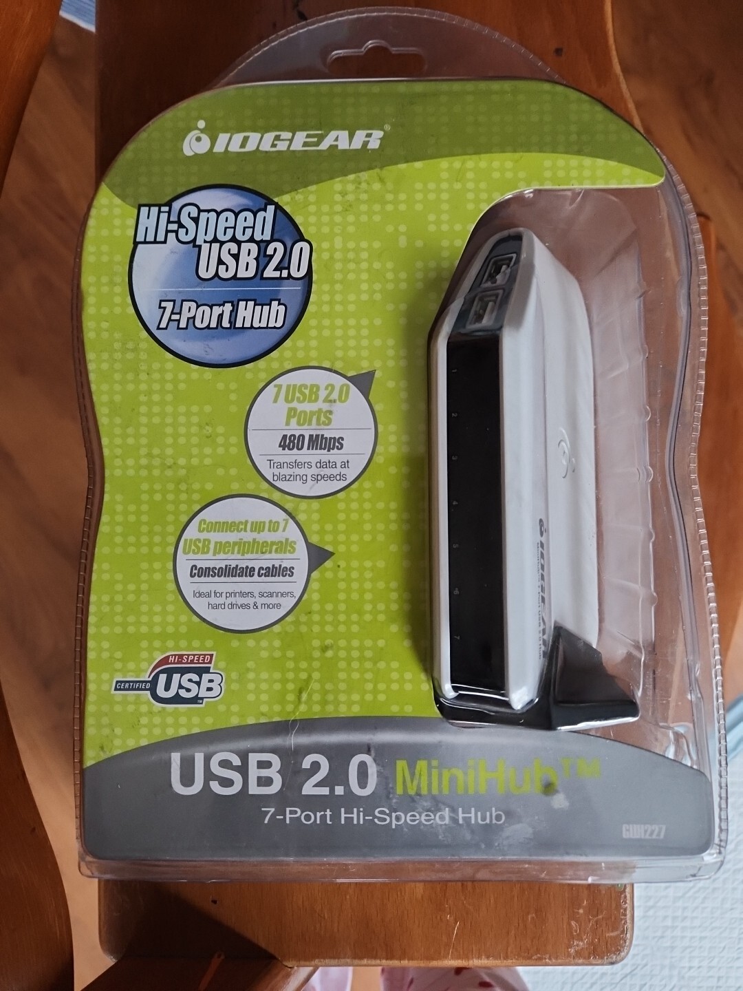 Iogear USB 2.0 Minihub 7 Port
