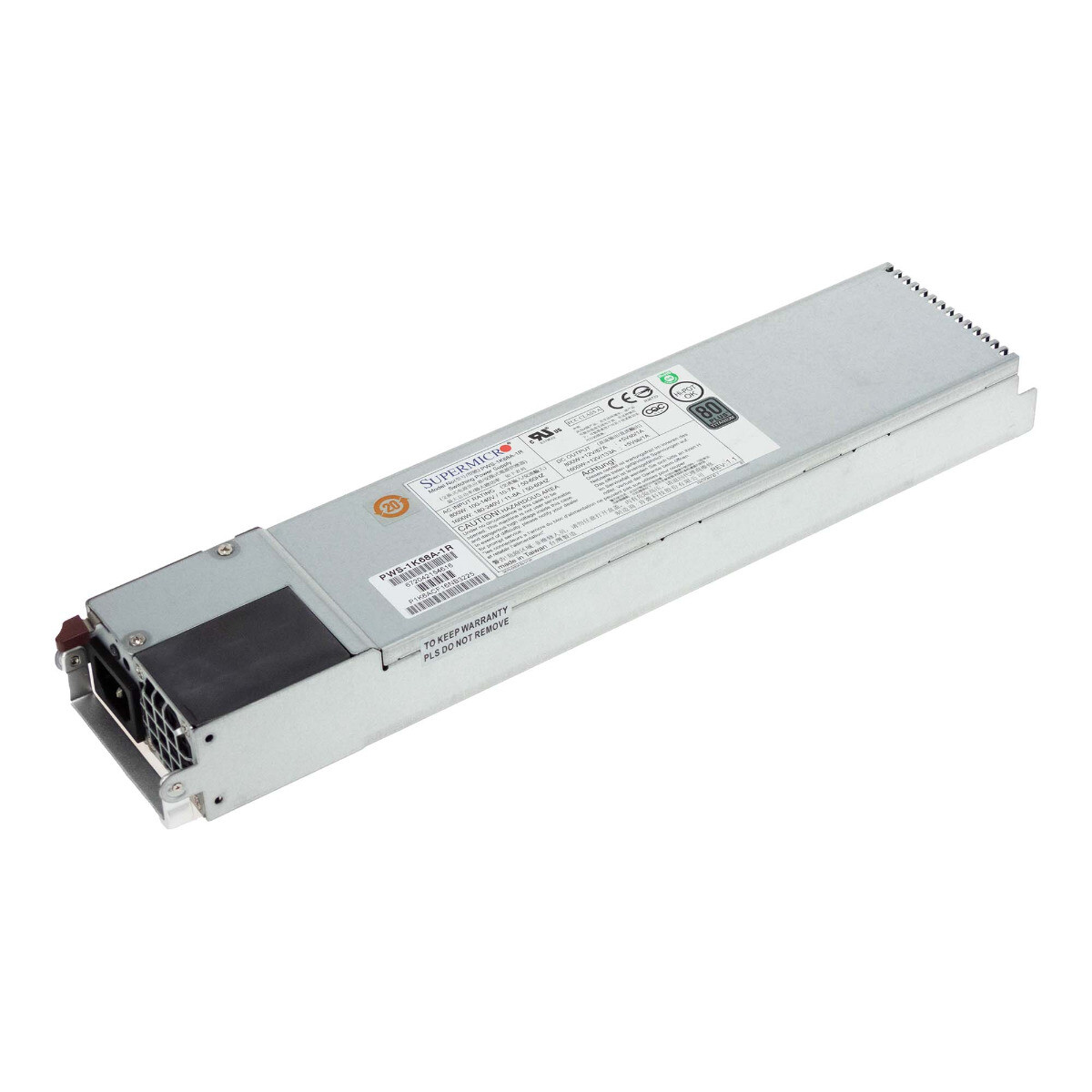 SERVER POWER SUPPLY 1U HOT SWAP SUPERMICRO PWS-1K68A-1R 1600W 80+ TITANIUM