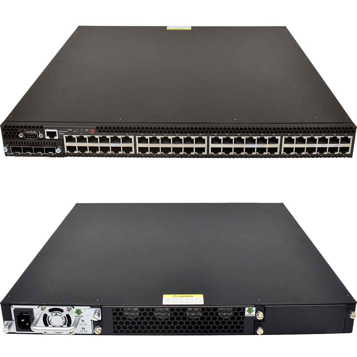 Brocade Fastiron FCX648-E 80-1003605-0X 48x RJ-45 GE Switch + Modules FCX-4G