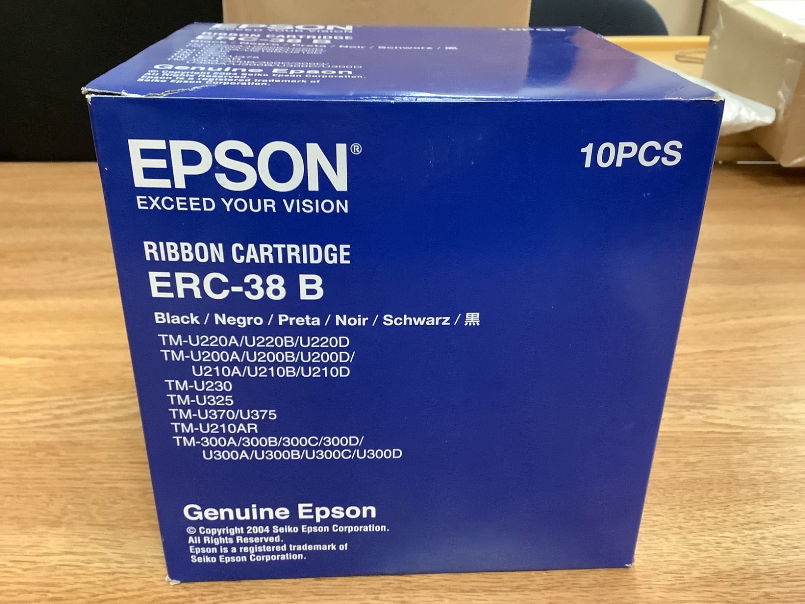 EPSON ERC-38 B RIBBON CARTRIDGE 10 PACK BRAND NEW