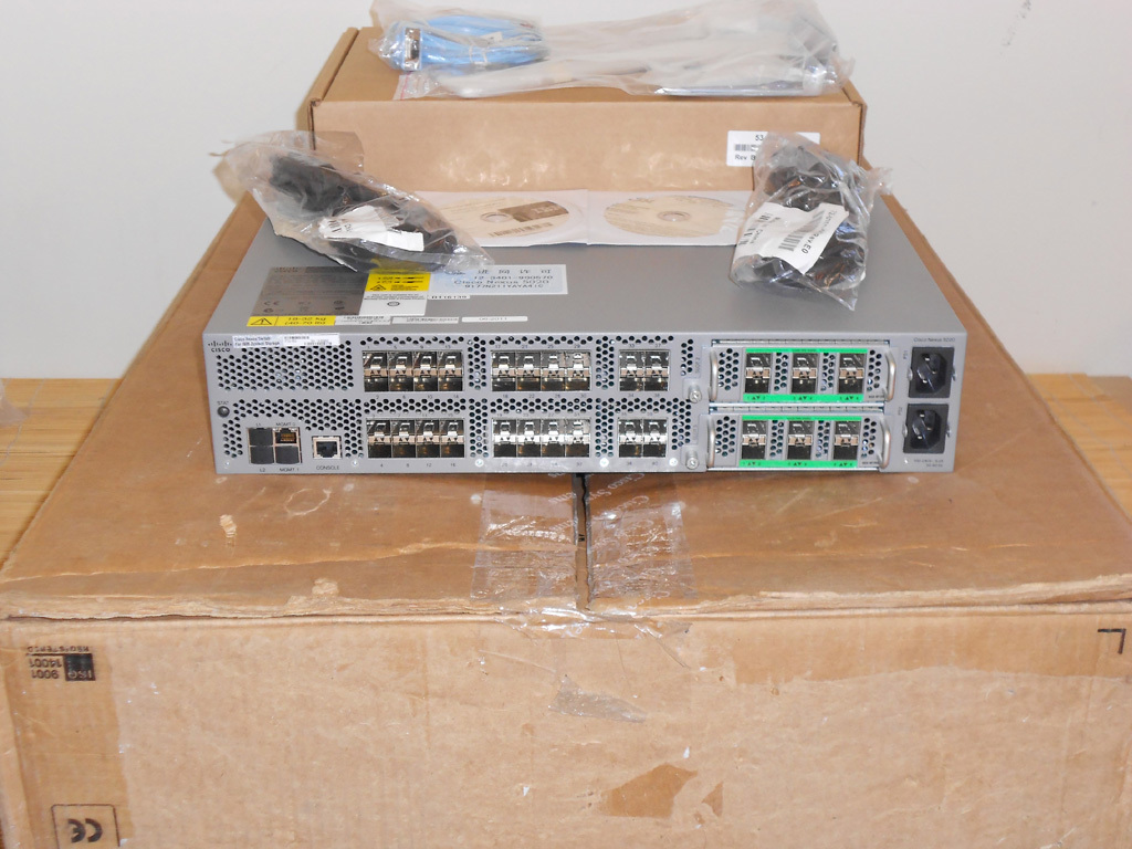 NEW Cisco Nexus N5K-C5020P-BFS N5000 Switch +2x N5K-M1060 N5K-C5020P-BF OPEN BOX