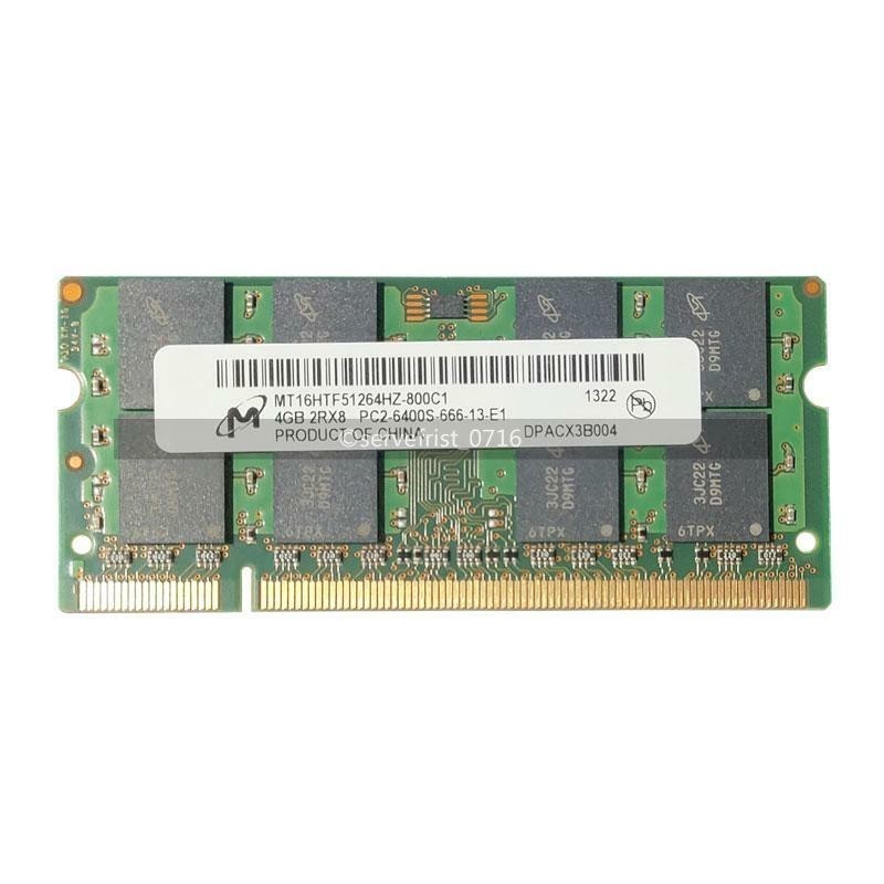 2x4GB Micron RAM DDR2 800MHz SO-Dimm PC2-6400S 200-pin Laptop Memory lot