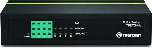 TRENDnet 8-Port Gigabit GREENnet PoE+ Switch (tpetg44g)