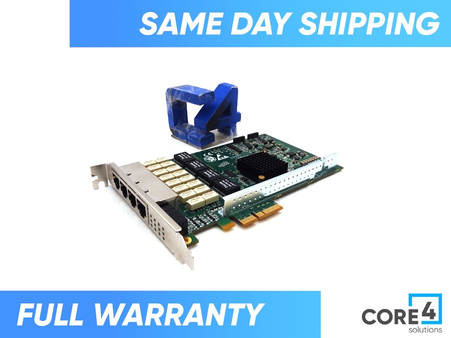 Riverbed 410-00044-01 Quad Port TX Copper Gigabit Ethernet PCI-E Card Ada