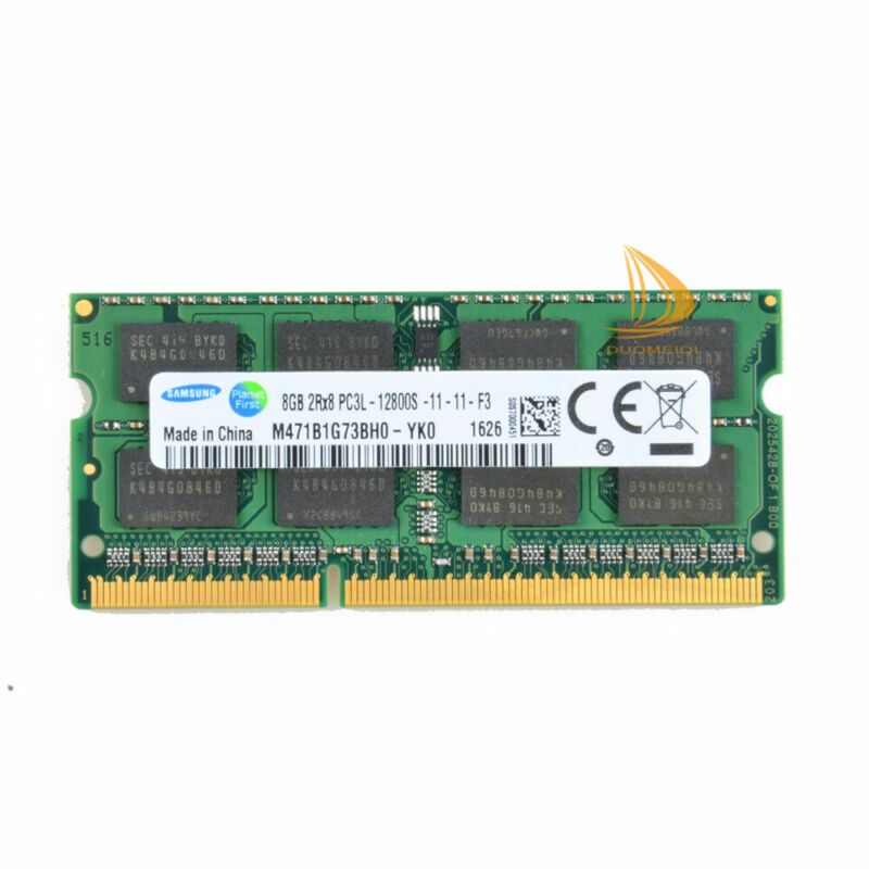 Samsung 8GB 16GB 2RX8 PC3L-12800 DDR3 1600MHZ 1.35V SODIMM RAM Laptop Memory lot