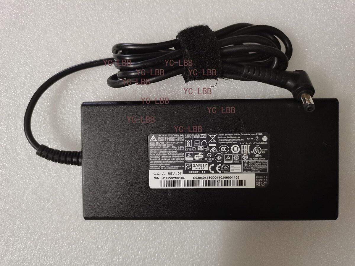 Original Delta 19.5V 9.23A 180W ADP-180TB F For MSI GS65 Stealth Thin 8RE-060CA