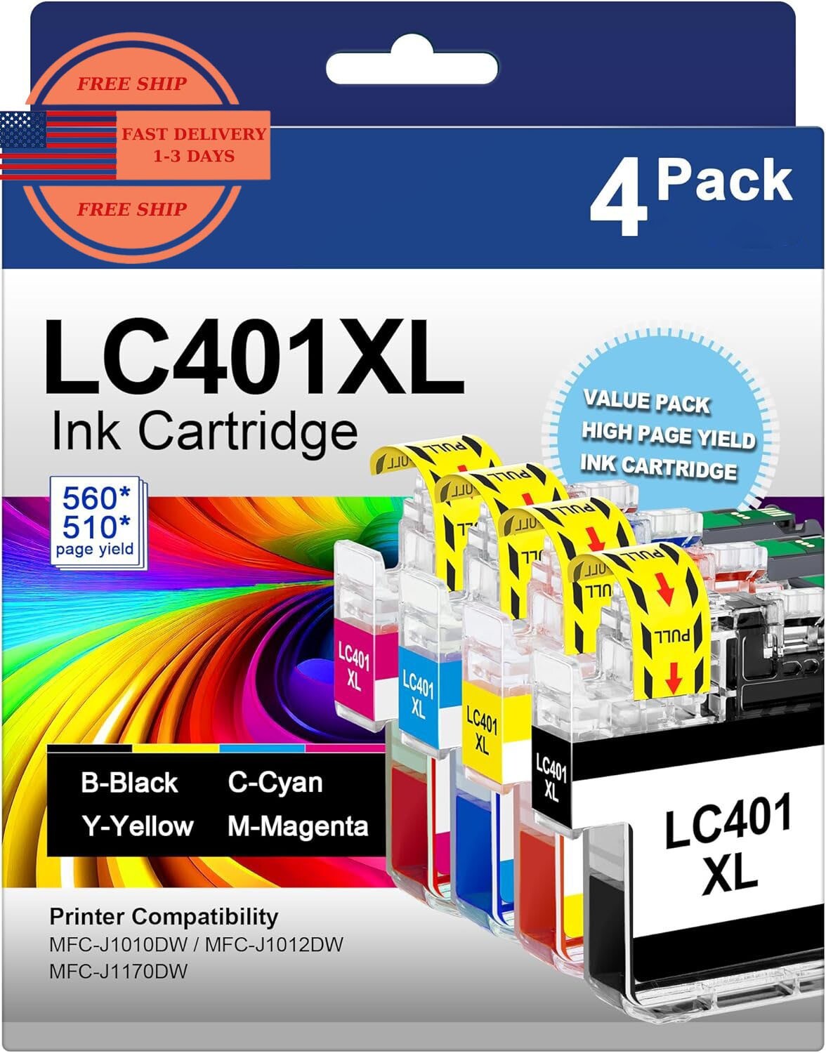 Reemplazo de cartuchos de tinta compatibles LC401XL LC401 XL